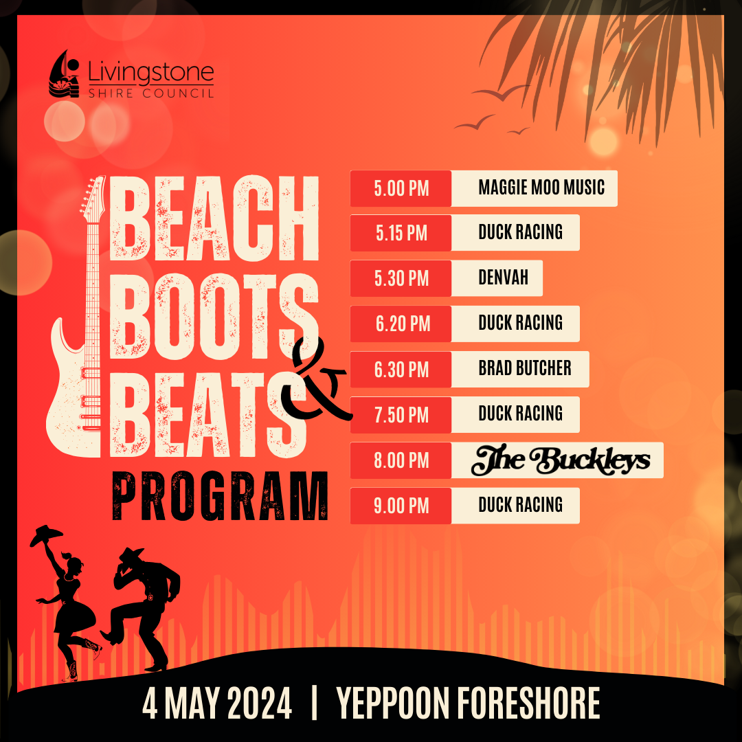 Beach boots and beats program instagram post