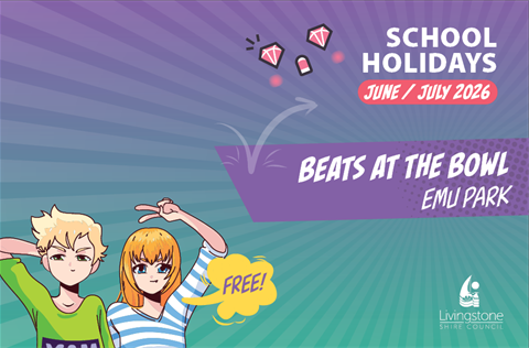 2026 June July School Holiday Program Beats at the Bowl Event Calendar Tile.png