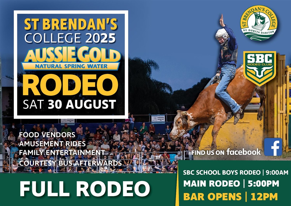 Brenda Rodeo St Brendan's College Aussie Gold 2025 Rodeo | Livingstone Shire Council