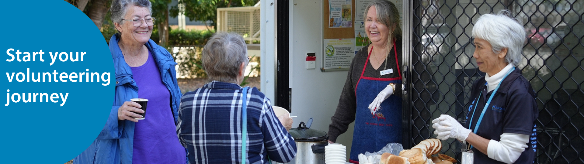 Start your volunteering journey