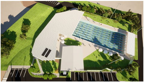 Yeppoon Aquatic Centre Facilities Upgrade – Proposed 3D View