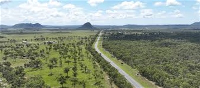 Aerial view of Yeppoon Road