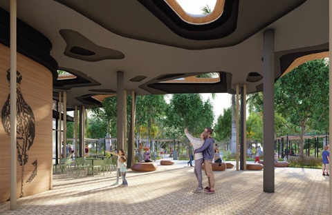 GKI Arrivals Plaza Concept artist impression