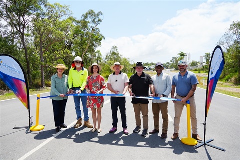 Jabiru Drive Extension Ribbon Cutting