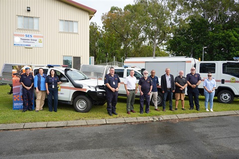 Livingstone Shire SES members picture