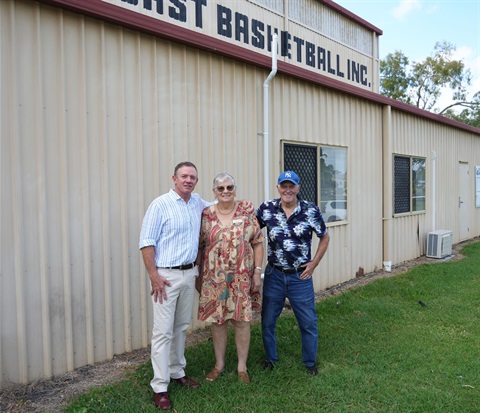 Mayor Belot Shirley Veach and Ken Bennet