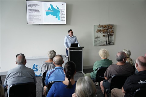 Community Views Public Info Session_ Daniel Evans presenter.jpg