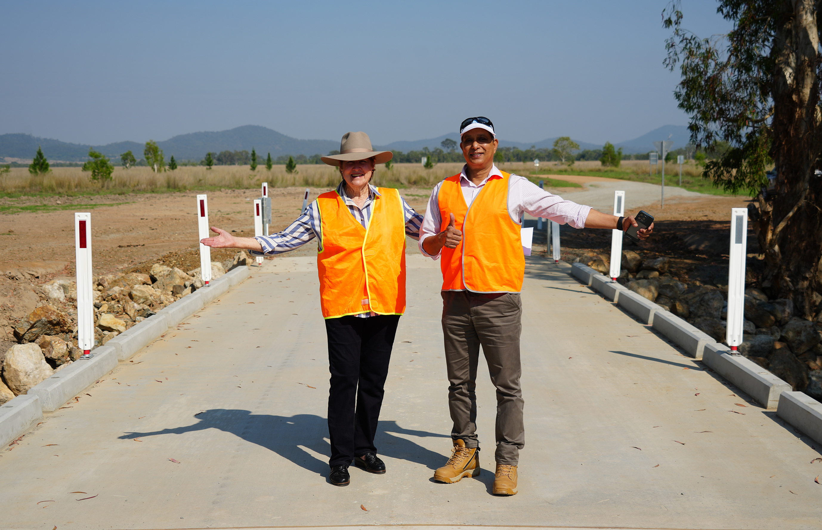 Cr Glenda Mather and Project Manager Arvind Singh.jpg