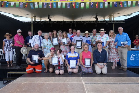 Livingstone Australia Day Awards Recipients Group Photo