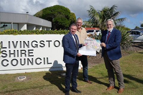 Mayor Belot, Graham Scott and CEO Alastair Dawson_ Blueprint Livingstone .JPG