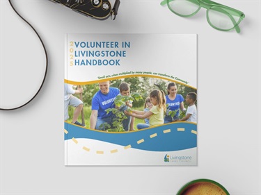 Cover of the “2025 Volunteer in Livingstone Handbook”