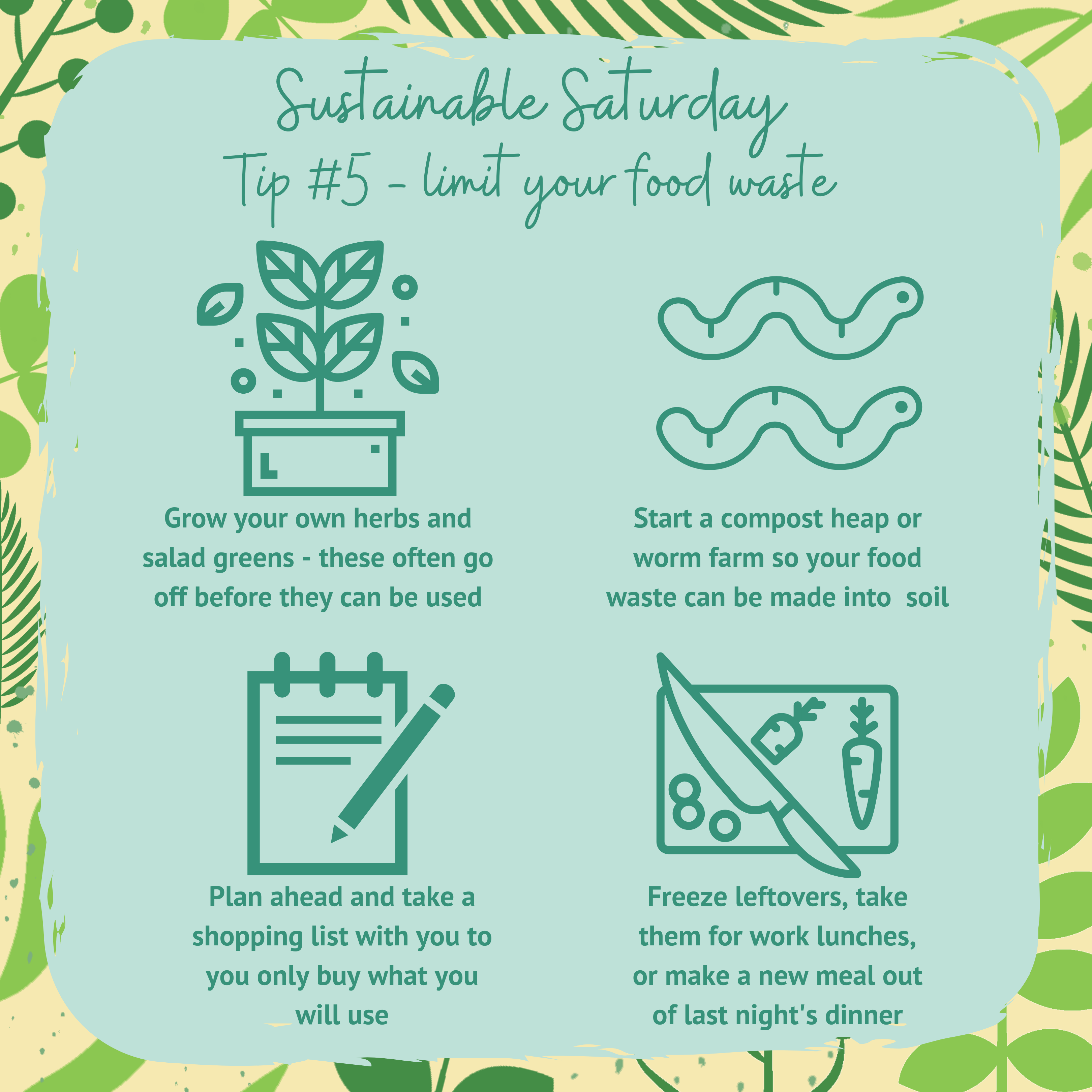 5 Limiting food waste