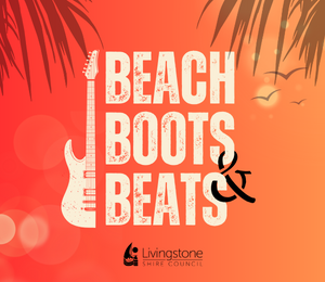 Beach boots and beats event calendar tile