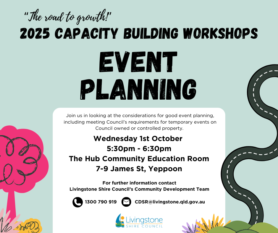 Capacity building workshop event planning October 2025