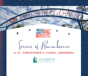Event calendar tile Indpendence Day Service of Remembrance St Christopher's Chapel