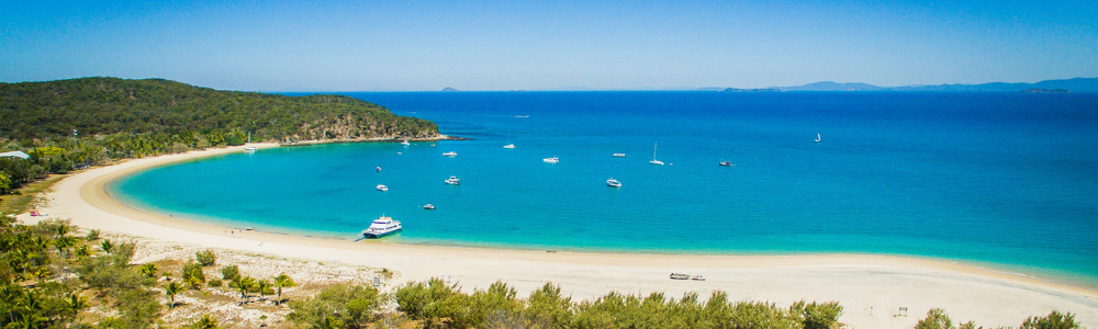 Great keppel island website header