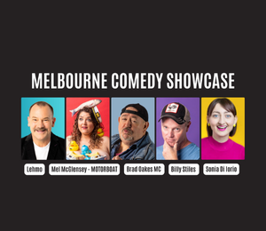 Melbourne comedy showcase event calendar