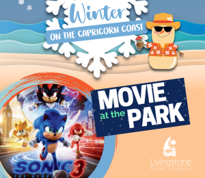School holiday event calendar Movie at the Park