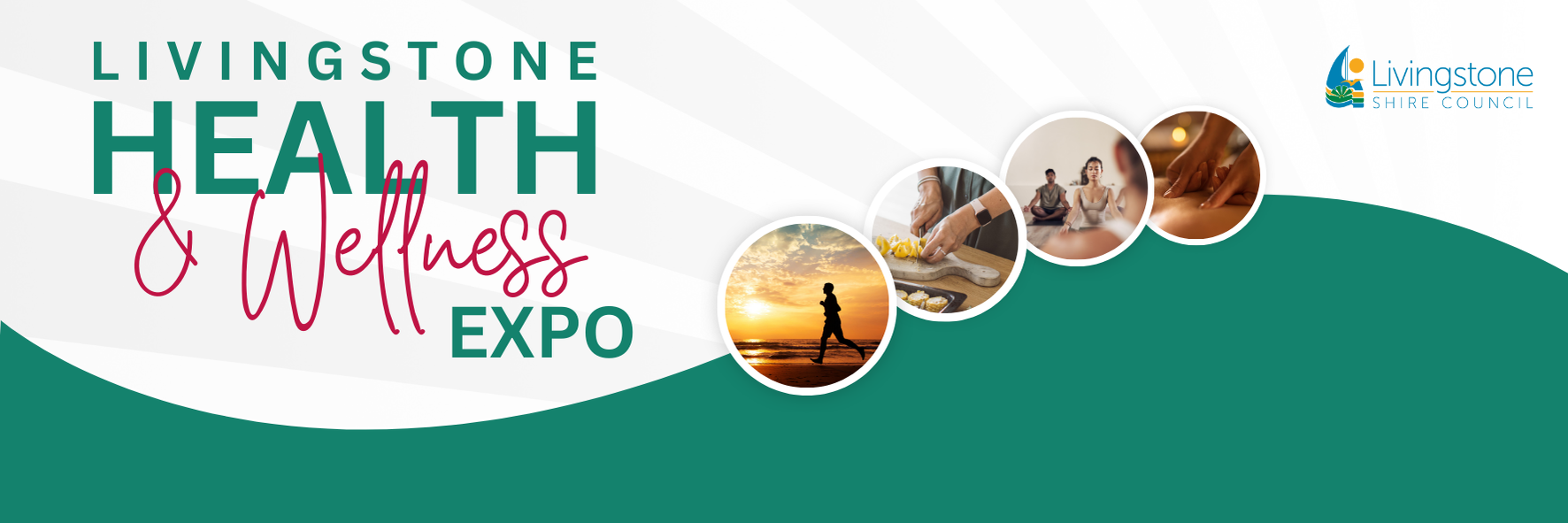 Health & Wellness Expo Website homepage header