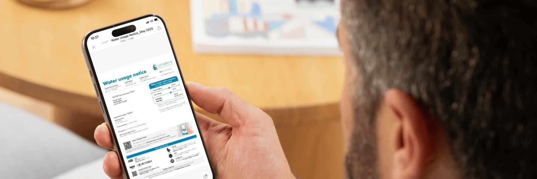 Your Water Notice webpage header banner