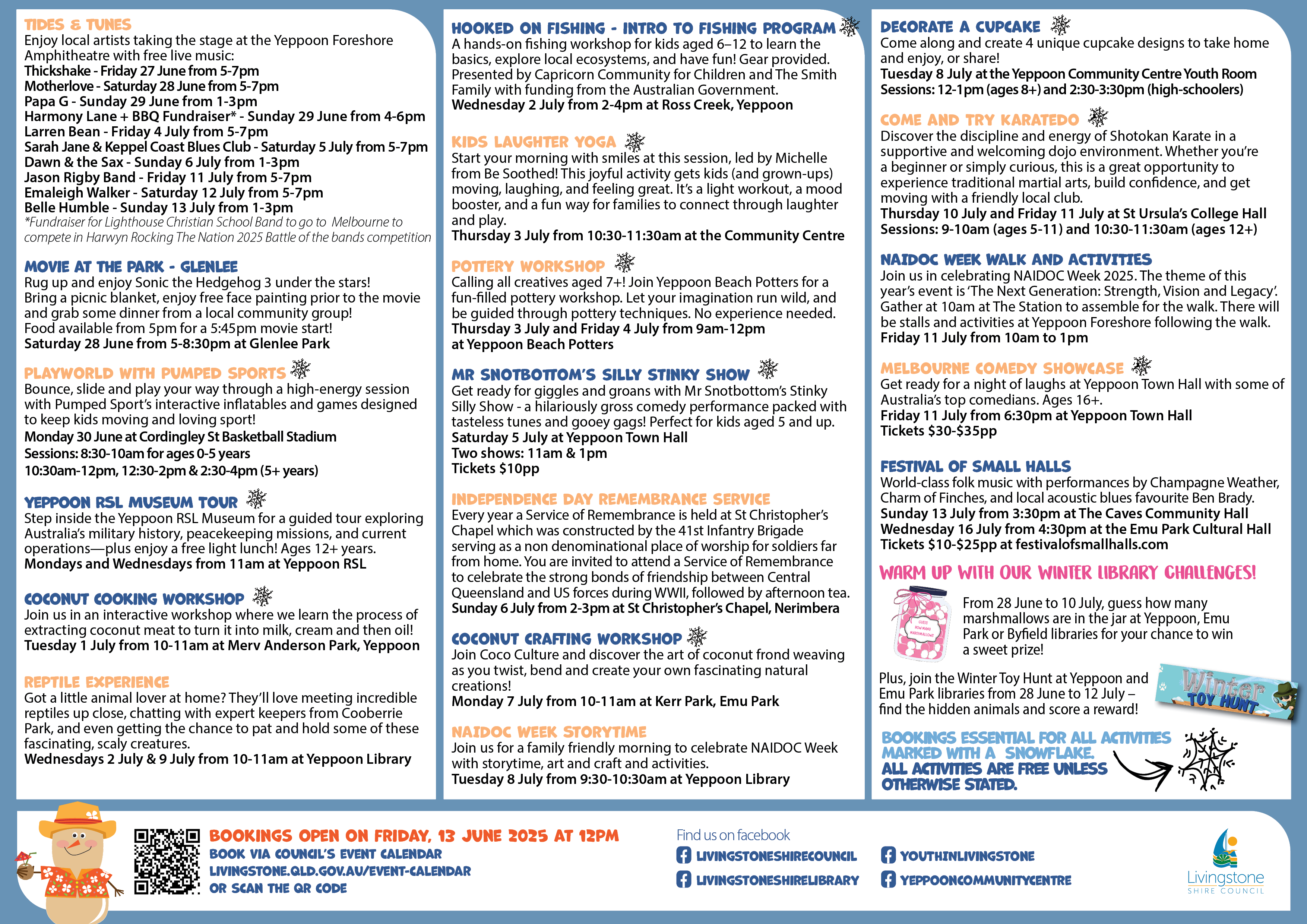 Winter on the cap coast 2025 program flyer page 2